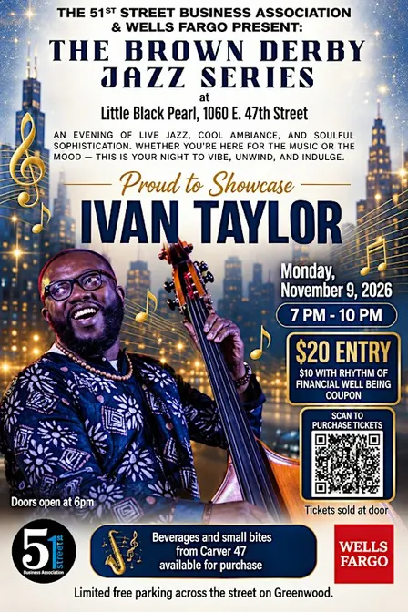 The Brown Derby Jazz Series Presents Ivan Taylor