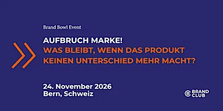Aufbruch Marke: Was bleibt, wenn das Produkt keinen Unterschied mehr macht?