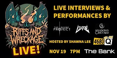 RIFFS AND WRECKAGE LIVE!