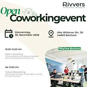 Gesundheitstag , Open Coworking und inspirierendes Networking