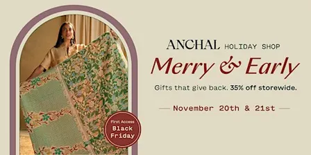 Anchal Holiday Shop: Merry & Early