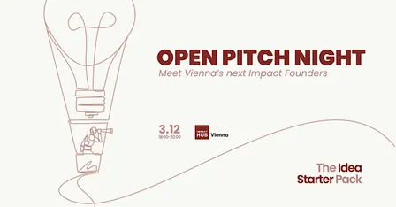 Open Pitch Night: Meet Vienna’s Next Impact Founders