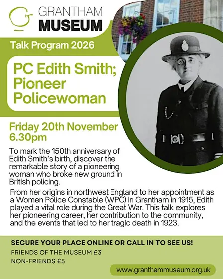 TALK - PC Edith Smith; Pioneer Policewoman
