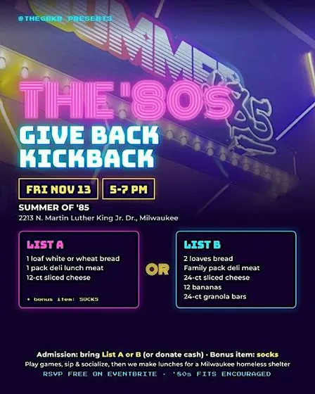 Giveback Kickback 80's