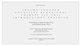 Trauma-Focused Cognitive Behavioral Therapy (TF-CBT) Introductory Training