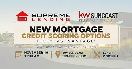New Mortgage Credit Scoring Options: FICO® vs Vantage® with Supreme Lending