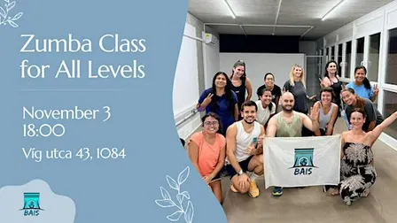Tuesday 6 PM Zumba Class for All Levels - BAIS