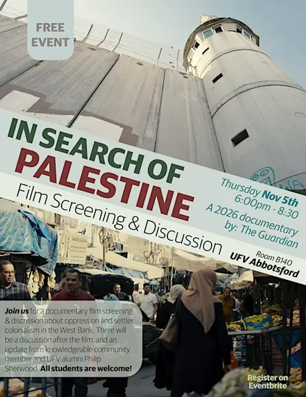 In Search of Palestine: Film Screening & Discussion