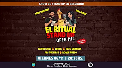 EL RITUAL STAND UP | OPEN MIC BELGRANO 6 NOV