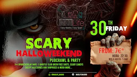 FRIDAY Scary Halloweekend Party PubCarwl!