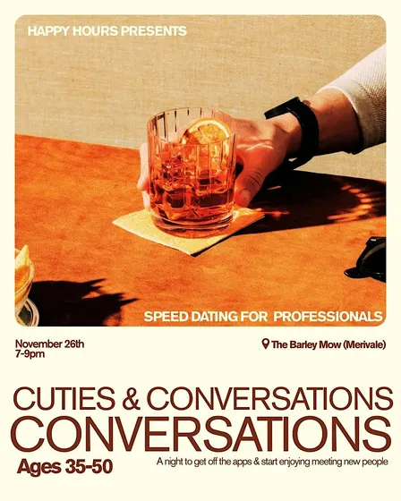 Cuties &Conversations: Speed Dating for Professionals Ages 35-50-Ottawa