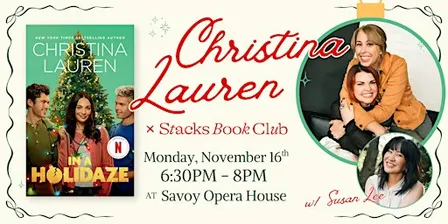 Christina Lauren Author Event: IN A HOLIDAZE