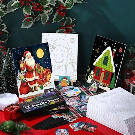 DIY Holiday Canvas Paint & Sip