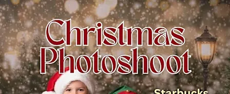 Christmas Mini Photoshoots at Starbucks: Festive Fun for Families & Furry F