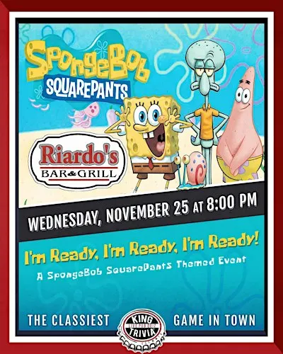 Spongebob Themed Trivia Night at Riardo's Bar & Grill