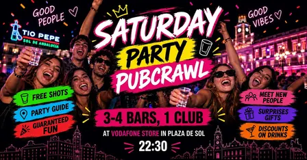 Saturday Meeting Bar Crawl & Fiesta!