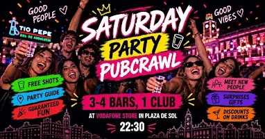 Saturday Meeting Bar Crawl & Fiesta!