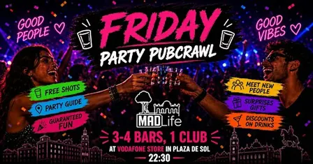 Friday International Meeting & Party Pubcrawl!