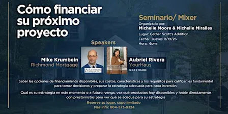 COMO FINANCIAR SU PROXIMO PORYECTO