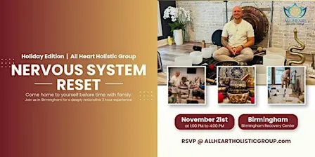 Holiday Nervous System Reset in Birmingham | Breathwork & Sound