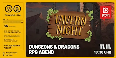 D&D TAVERN NIGHT
