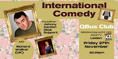 International Stand Up Comedy @Qbus Club Leiden