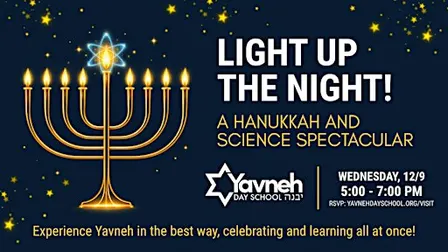 Light Up the Night! Hanukkah Celebration & Science Spectacular