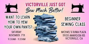 VICTORVILLE Beginner Hemming Workshop
