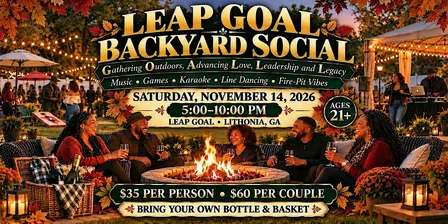 LEAP GOAL Backyard Social: Music, Games & Fire-Pit Vibes