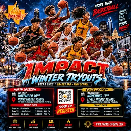 Impact North basketball tryouts
