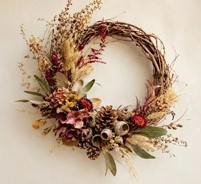 Rustic Christmas Wreath Workshop | Natural Materials & Festive Treats