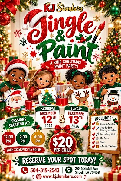 Jingle & Paint: A Kids Christmas Paint Party!