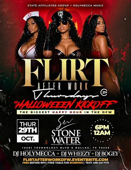 Flirt After Work Thursdays... The Adult Playground at Stone Water