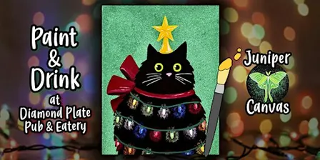 Paint & Drink at Diamond Plate Pub & Eatery: Cat Tree