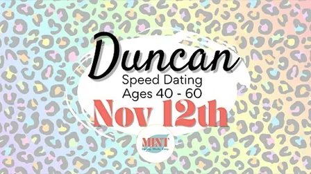 Singles Speed Dating - Ages 40 - 60