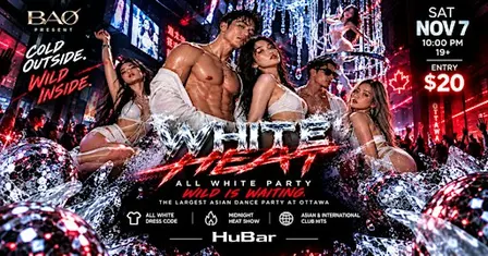 WHITE HEAT – ALL WHITE PARTY | BAØ × HuBar