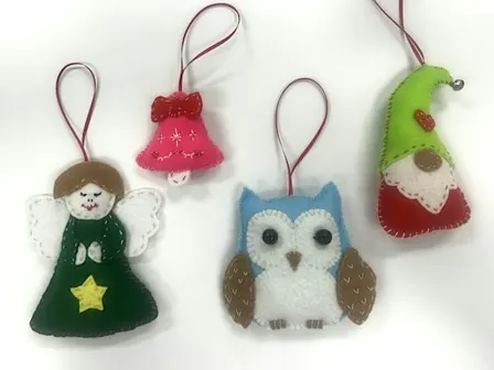 Handmade Felt Christmas Decorations