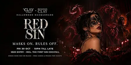 RED SIN | Halloween at IL CLAY × Behind Clay