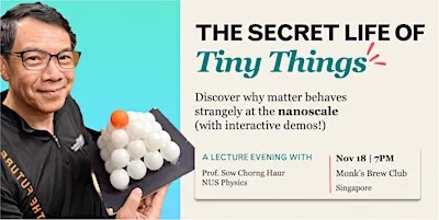 Discover our Strange Nanoscale World over Drinks! An evening with Prof. Sow