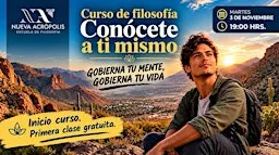 Inicio de curso: FILOSOFÍA PARA VIVIR