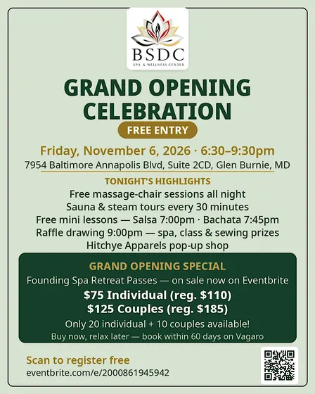 BSDC Spa & Wellness Center — Grand Opening Celebration