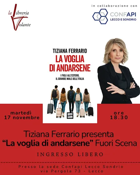 Tiziana Ferrario presenta "La voglia di andarsene" Fuori Scena