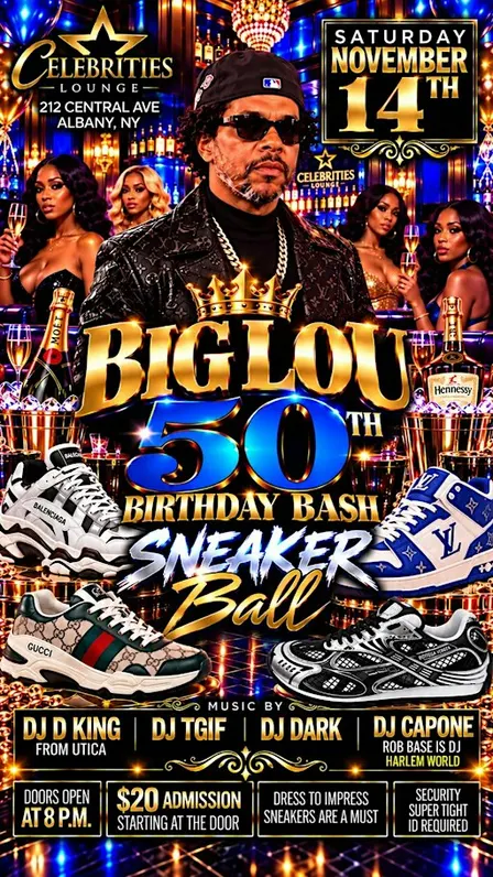 BIG LOU 50TH BIRTHDAY BASH & SNEAKER BALL