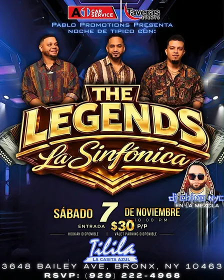 THE LEGENDS LA SINFÓNICA EN VIVO | NOCHE DE TÍPICO EN TILILÁ
