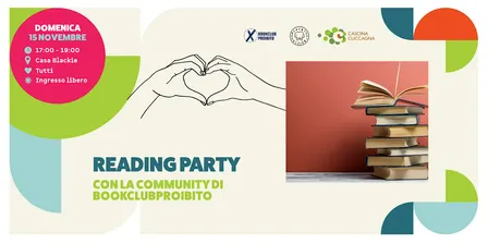 Reading Party con la community di bookclubproibito