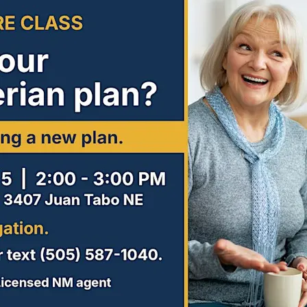 Losing Your Presbyterian Medicare Plan? Free Class Nov. 5