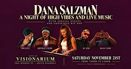 Live music at Visionarium with Dana Salzman and special guests