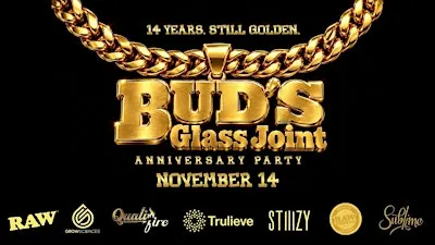 Bud's Glass Joint 14th Anniversary Party