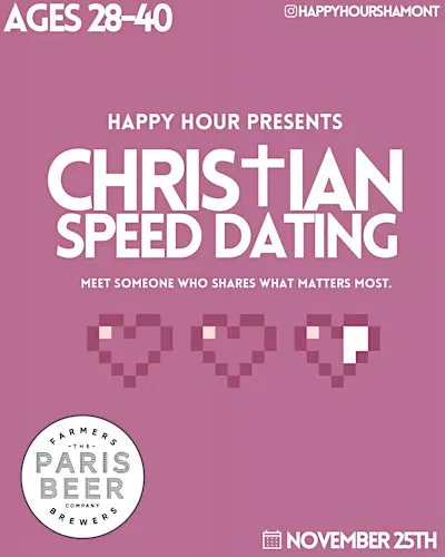Christian Speed Dating 28-40@Paris Brewing