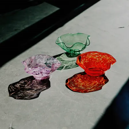 Create Your Own Blown Glass Ruffle Bowl!